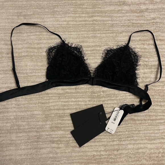 nwt black lace bralette - Picture 1 of 5